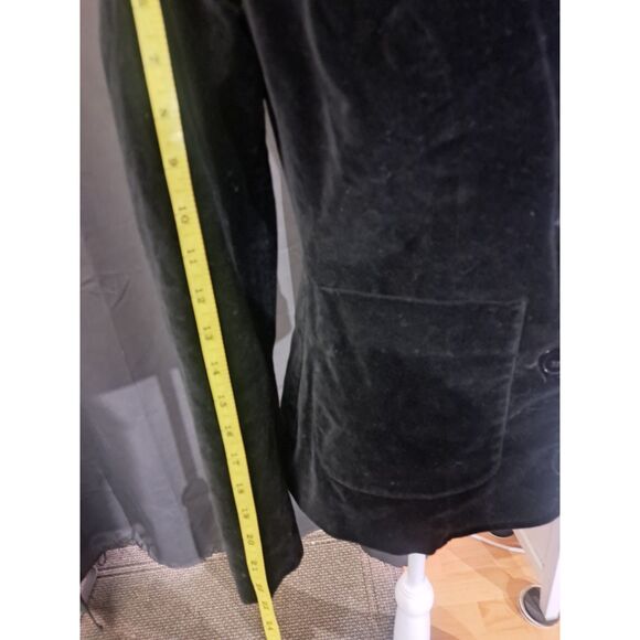 GUESS - Vintage Perfection Black Velvet Blazer size Small - Picture 6 of 9